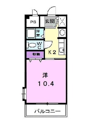 サンライズ宮川の物件間取画像